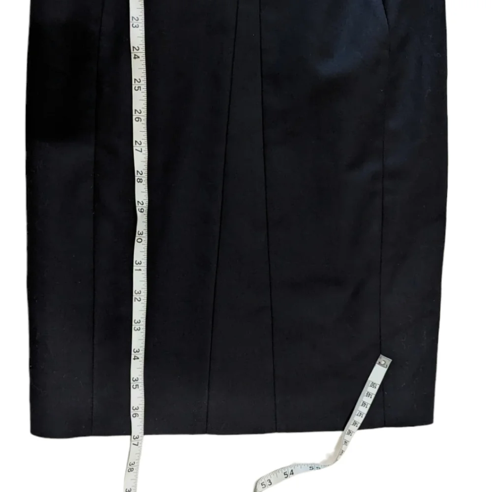 Elie Tahari Black Sheath Dress 0 - Picture 5 of 6